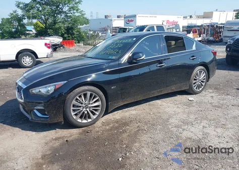 2020 Infiniti Q50 Luxe Awd z USA, uszkodzony, nr VIN JN1EV7AR0LM255678